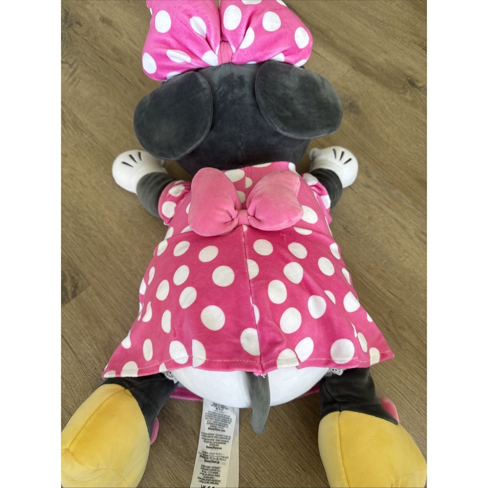 Disney Minnie Mouse Cuddleez Plush Soft Stuffed Animal Pillow Large 24 in Approx - Picture 11 of 12